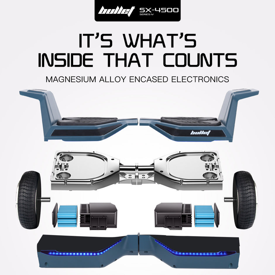 Bullet SX-4500 Hoverboard Scooter, 8.5