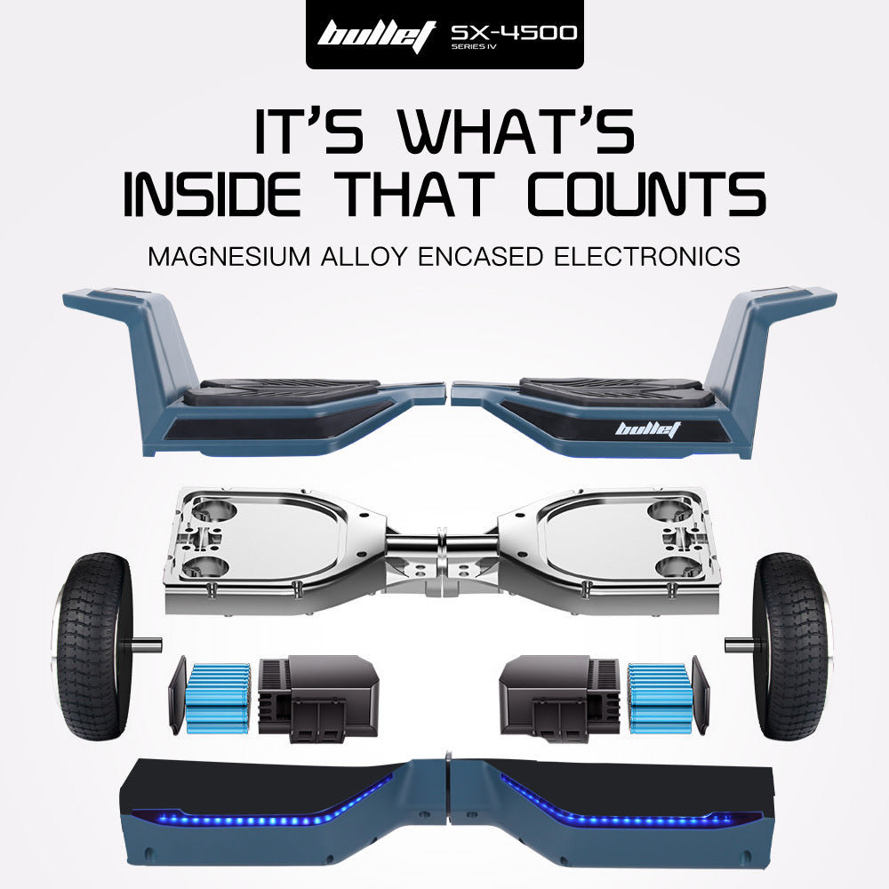 Bullet SX-4500 Hoverboard Scooter, 8.5