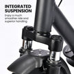 ALPHA Urban 10 Electric Scooter, 35km/h, Suspension, 35km Range, 10-Inch Wheels, Brushless Motor, Free APP, Motorised Commuter eScooter for Adults, Black