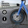VALK Electric Scooter with Seat, Disc brakes, 12