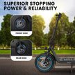VALK Electric Scooter with Seat, 30km Range, Disc brakes, 14