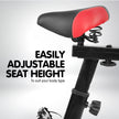 Powertrain Spin Bike – Heavy Flywheel | Adjustable Indoor Exercise Bike (Black)