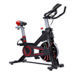 Powertrain RX-600 Spin Bike – Red | Heavy-Duty Cardio Cycle with Shock Absorption