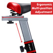 Powertrain RX-600 Spin Bike – Red | Heavy-Duty Cardio Cycle with Shock Absorption