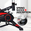 Powertrain RX-600 Spin Bike – Red | Heavy-Duty Cardio Cycle with Shock Absorption