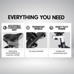 Powertrain RX-900 Spin Bike – Silver | Heavy-Duty Cardio Trainer with Shock Absorption
