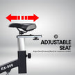 Powertrain RX-900 Spin Bike – Silver | Heavy-Duty Cardio Trainer with Shock Absorption