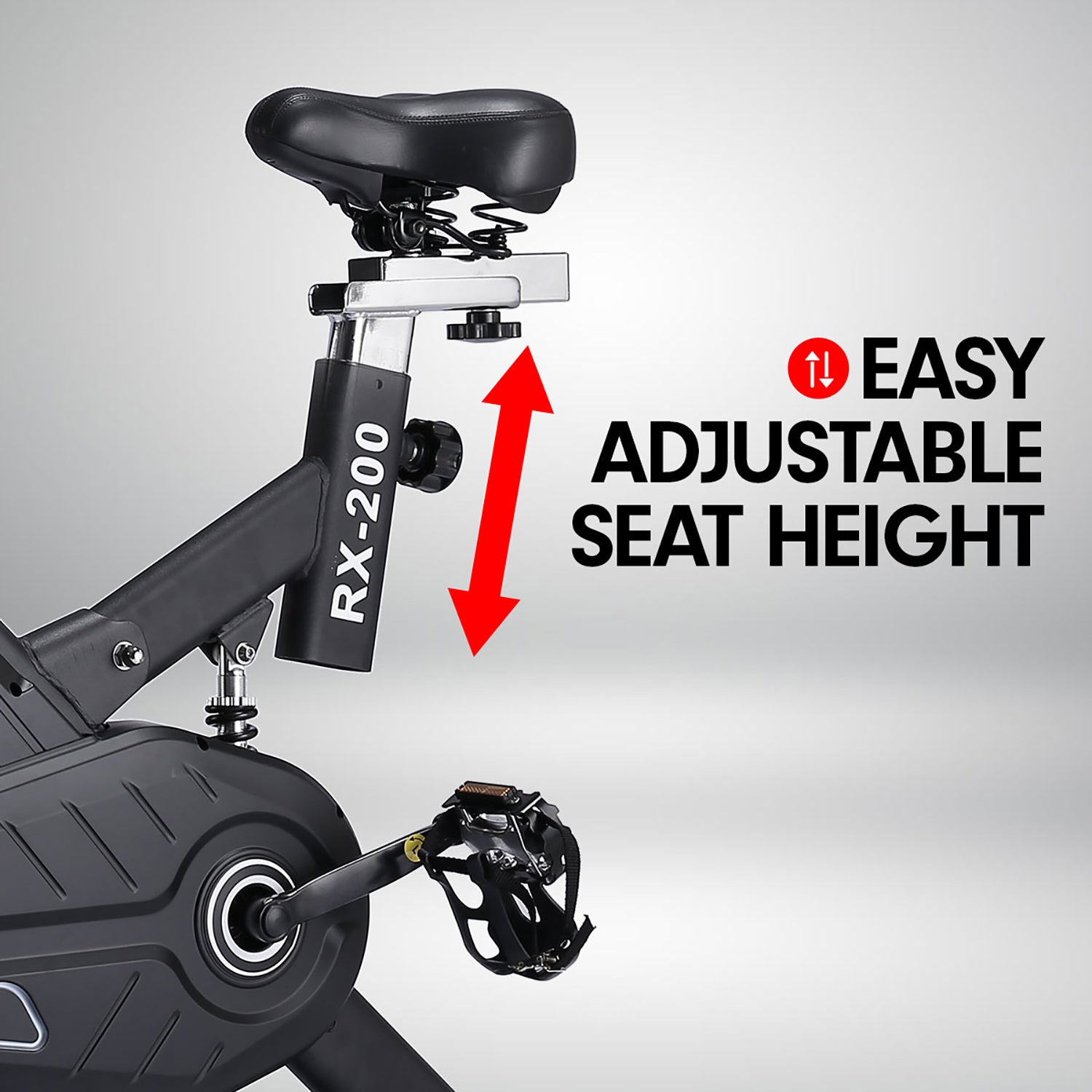 Powertrain RX-200 Exercise Spin Bike – Black