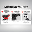 Powertrain RX-200 Exercise Spin Bike – Red