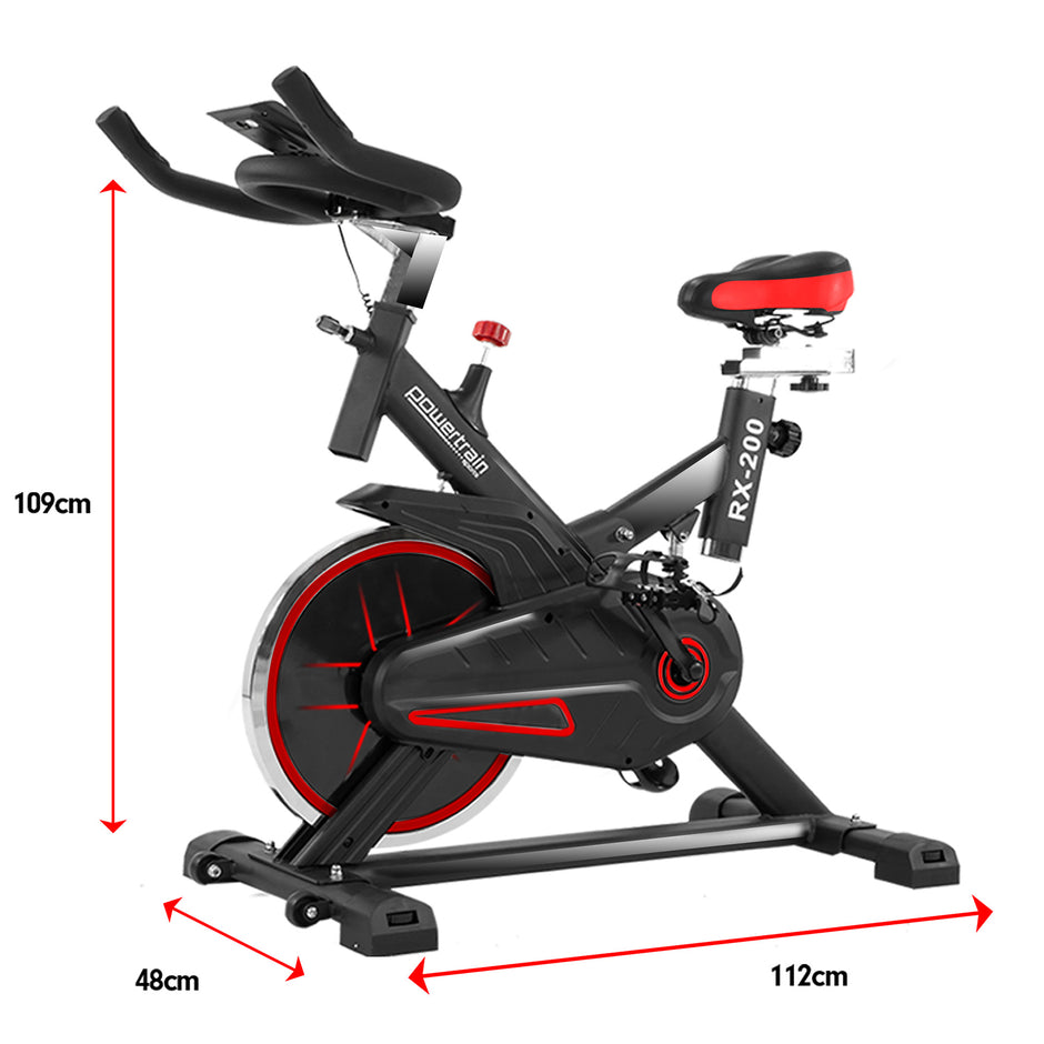 Powertrain RX-200 Exercise Spin Bike – Red