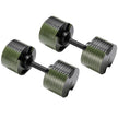 Powertrain Eon Dial-Up 72KG Adjustable Dumbbells Pair - Green