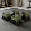 Powertrain Eon Dial-Up 72KG Adjustable Dumbbells Pair - Green