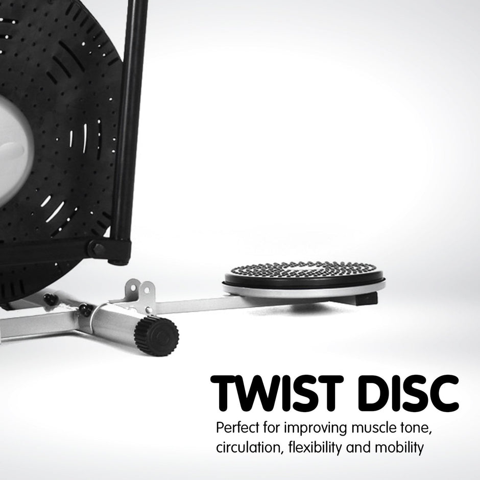 Powertrain 6-in-1 Elliptical Cross Trainer Bike – With Dumbbells, Twist Disc & Resistance Bands