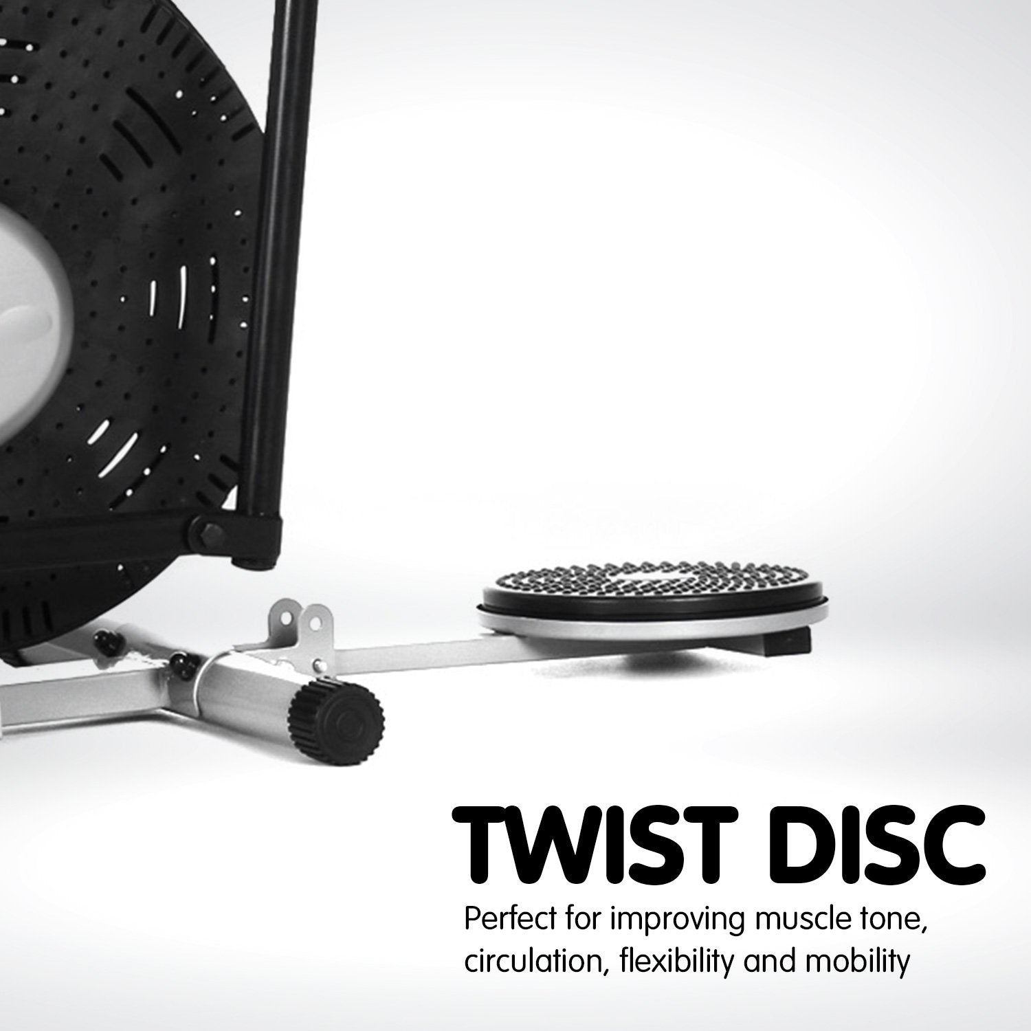 Powertrain 6-in-1 Elliptical Cross Trainer Bike – With Dumbbells, Twist Disc & Resistance Bands