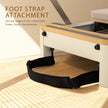 Powertrain Velora Beige Aluminium Foldable Pilates Board Reformer Multifunctional Core Exercise Set Ab Trainer Platform Extender Sitting Box Jumpboard And Footbar Full Body Home