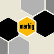 Marbig AFL Coach Board Pad Footy Football Full Oval & 50m Arc with Marker in All-Weather Case
