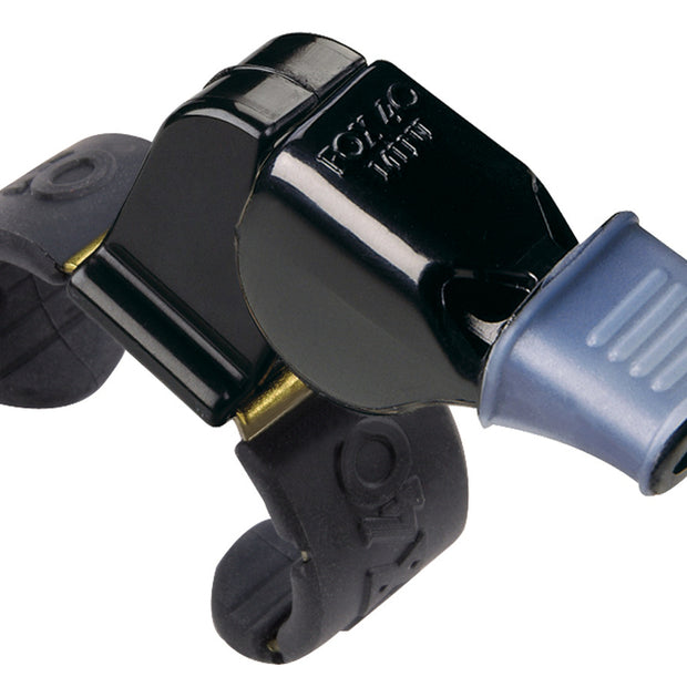 Fox 40 Classic Mini CMG Whistle Outdoor Safety Sports Referee Football - Black