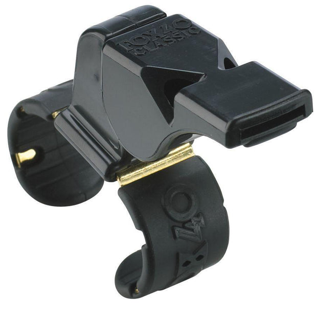 Fox 40 Classic Fingergrip Whistle Sports Referee Safety Football Soccer - Black