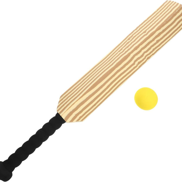 Kids Soft Foam Sturdy Cricket Bat & Ball Set 58cm Backyard Beach Sports Toy Kit