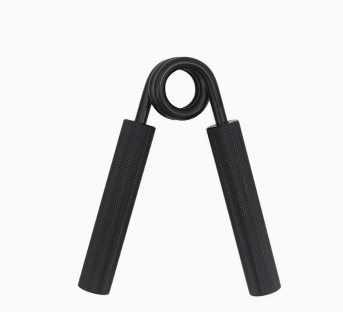 2 pcs Black Heavy Duty Metal Hand Grip Strengthener - Hand Training Equipment for Rehabilitation & Fitness with Adjustable Resistance 200LB