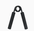 2 pcs Black Heavy Duty Metal Hand Grip Strengthener - Hand Training Equipment for Rehabilitation & Fitness with Adjustable Resistance 250LB