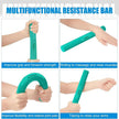 Multifunctional Resistance Bar Set | Yoga Fitness Toning Tool, Muscle Relaxation, Grip Strength Improvement | 3-Piece Set with Stretching and Recovery Features （5LB、10LB、15LB）