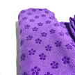 Blue Plum Blossom Yoga Towel Mat – Absorbent, Thick, Non-Slip, Portable Fitness Blanket for Home Use 183*63CM