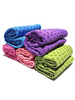 Purple Plum Blossom Yoga Towel Mat - Absorbent, Thick, Non-Slip, Portable Fitness Blanket for Home Use 183*63CM