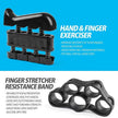 Blue 5-Piece Hand Grip Strength Training Set - Adjustable Grip Exerciser, Silicone Grip Rings & Grip Ball