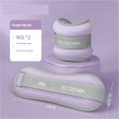 Purple Adjustable Weighted Leg & Wrist Sandbag Set - 1kg Each for Fitness, Running, and Dance Training