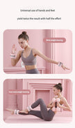 Purple Adjustable Weighted Leg & Wrist Sandbag Set - 1kg Each for Fitness, Running, and Dance Training