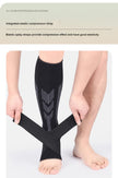 Size XL 1 Pair Black Compression Calf Sleeves for Sports - Adjustable Support for Running, Soccer, Hiking & More