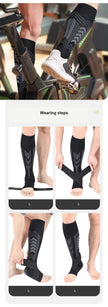 Size L 1 Pair Light Gray Compression Calf Sleeves for Sports - Adjustable Support for Running, Soccer, Hiking & More