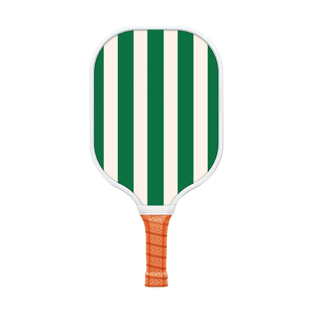 Style 4 White And Green T700 Carbon Fiber & Fiberglass Pickleball Paddle - Lightweight 220g with Anti-Slip TPU Grip for Training & Competition