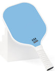 Orange Fiberglass Pickleball Paddle - Lightweight 215g with Anti-Slip TPU Grip for Outdoor Sports