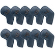 Dark Blue Golf Iron Head Covers Set of 10 - Waterproof PU Leather Club Protectors with Embroidered Numbers (3-9, P, A, S)