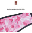 Size M Pink Camouflage Camo Weightlifting Belt - EVA Nylon Gym Belt for Squats, Deadlifts & Lumbar Support