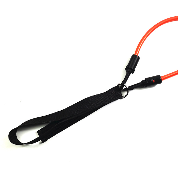 Green Handle Model [Training Strength] [40lbs] Swim Resistance Band Trainer - Dry-Land Arm Strength & Stroke Exercise Cords