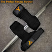 Heavy Duty Weightlifting Grips - Anti-Slip Cowhide Palm Protectors with Neoprene Wrist Support & Adjustable Straps(green)