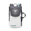 Grey and White Multifunctional Tennis & Badminton Backpack - Waterproof Racket Bag with Shoe Compartment