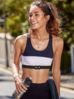 Smart Fitness Heart Rate Monitor Chest Strap with Data Display - IP67 Waterproof, Rechargeable, BLE & ANT+(black)