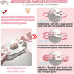 Grey 3-Level Resistance Pelvic Floor & Inner Thigh Trainer - Multi-Function Kegel Exercise Set with 25cm Yoga Ball & 3-Pair Resistance Rope
