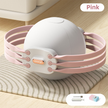Pink 3-Level Resistance Pelvic Floor & Inner Thigh Trainer - Multi-Function Kegel Exercise Set with 25cm Yoga Ball & 3-Pair Resistance Rope