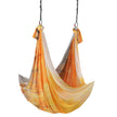 VEVOR Aerial Yoga Hammock & Swing, 5 m Length, Aerial Yoga Starter Kit with 100gsm Nylon Fabric, Full Rigging Hardware & Easy Set-up Guide, Antigravity Flying for All Levels Fitness Bodybuilding, Gold