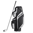 VEVOR Golf Cart Bag with 14 Way Organizer Divider Top, 13 Pockets Premium Cart Bag, Durable 600D Polyester Fabric Golf Bags with Handles & Dust Cover & Detachable Straps for Men & Women, Black Color-Block