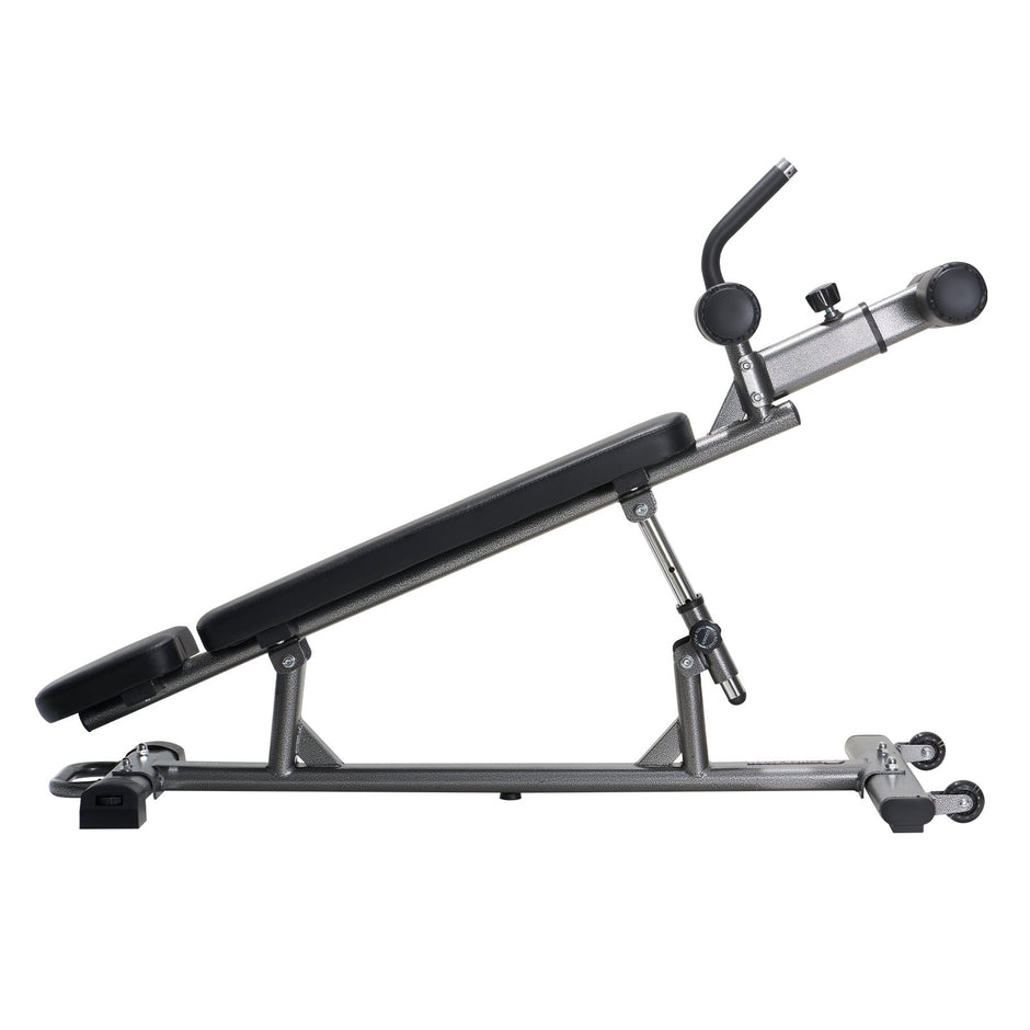 VEVOR Sit Up Bench, Decline Ab Bench with Reverse Crunch Handle, with 4 Adjustable Height Settings, Heavy Duty Steel, 454 kg Capacity, for Home Gym Workouts, Strength Training, Full Body Muscles