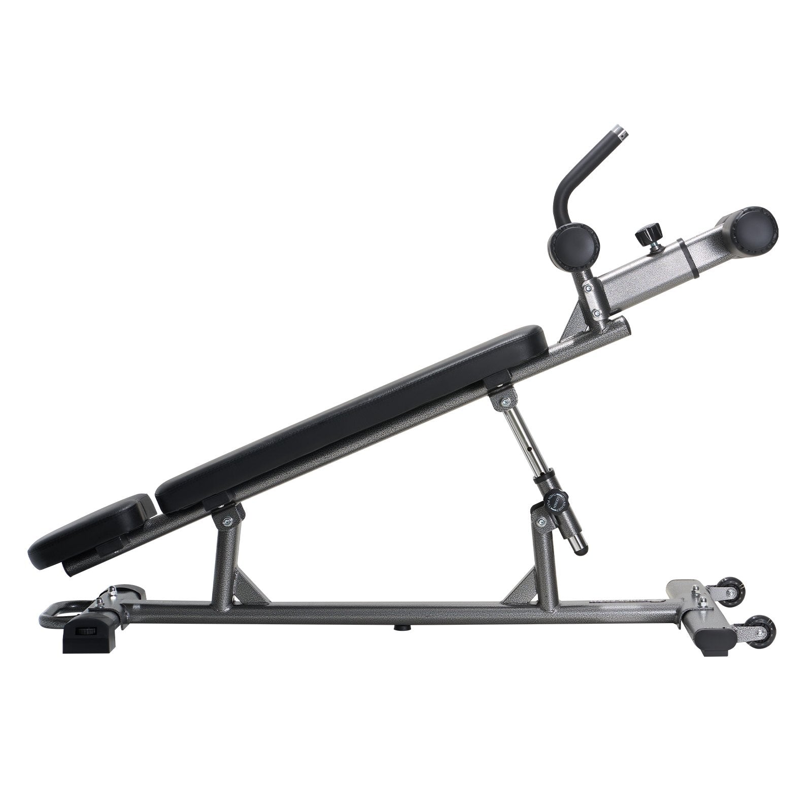 VEVOR Sit Up Bench, Decline Ab Bench with Reverse Crunch Handle, with 4 Adjustable Height Settings, Heavy Duty Steel, 454 kg Capacity, for Home Gym Workouts, Strength Training, Full Body Muscles