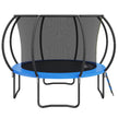 VEVOR 10FT Trampoline, 330 lbs Trampoline with Enclosure Net, Ladder, and Curved Pole, Heavy Duty Trampoline with Jumping Mat and Spring Cover Padding, Outdoor Recreational Trampolines for Kids Adults