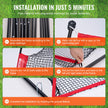 VEVOR Golf Practice Hitting Net, Huge 10.8x7ft Golf Net, Personal Driving Range for Indoor Outdoor Use, Portable Home Golf Aid Net with Solid Fiberglass Frame and Carry Bag, Gift for Men, Golf Lover