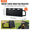 VEVOR Soccer Rebounder Board, 100x40 cm Portable Soccer Wall with 2 Angles Rebound, Foldable HDPE Kickback Rebound Board, Soccer Training Equipment for Kids and Adults, Passing & Shooting Practice